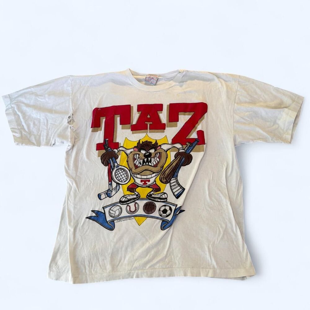 American-vintage Taz All Sports Men's Single Stitch T-shirt XL
